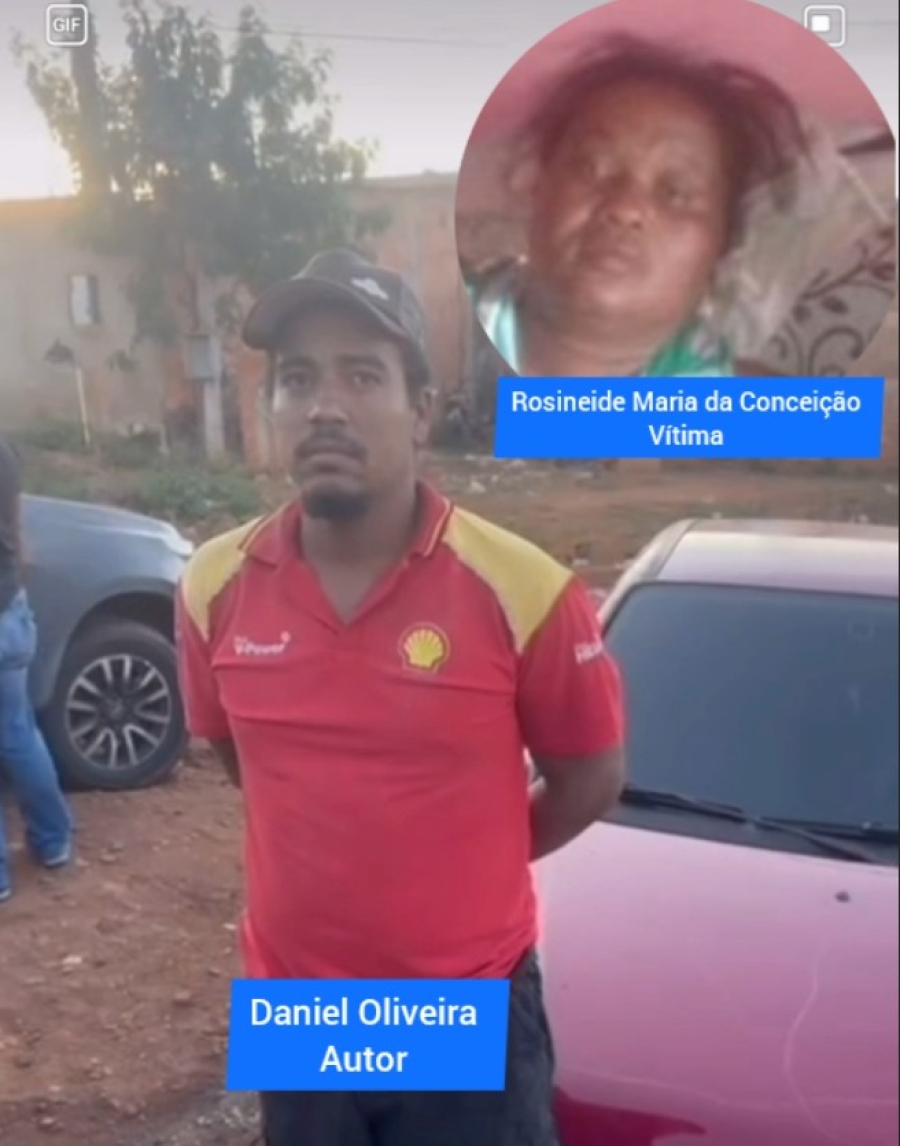 Preso Daniel Oliveira que aparece em video assassinando Rosineide Maria da Conceição paciente psiquiátrica 