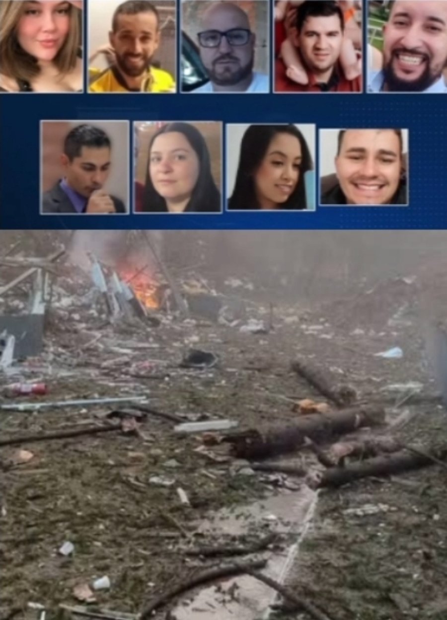 Nove trabalhadores tiveram corpos fragmentados em explosão em fábrica de dinamite