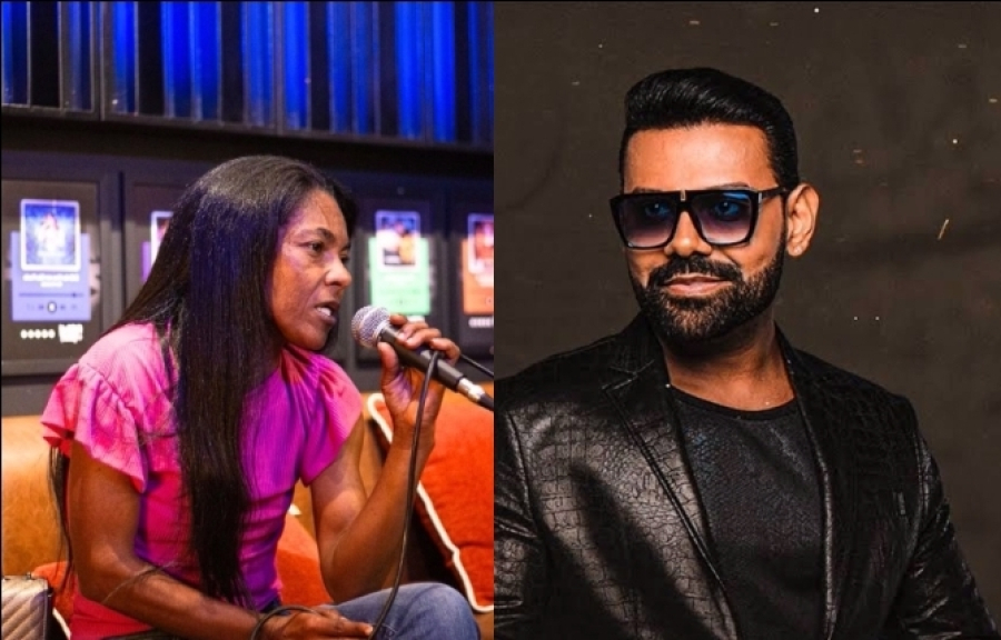 Cantora Damiana Nascimento fala com o cantor Pablo do Arrocha 