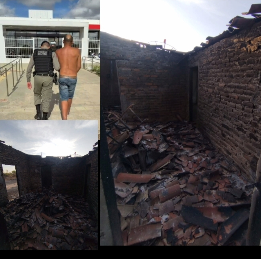 Homem agride pai idoso de 97 anos e põe fogo na casa toda em Canapi