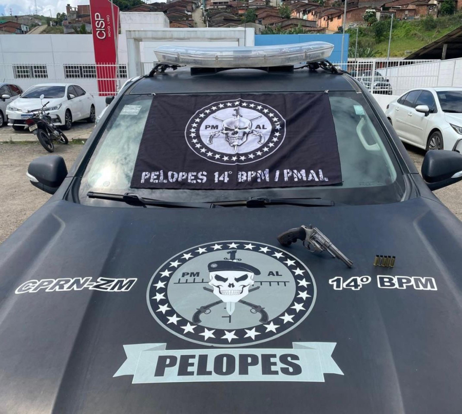 PM-AL apreende revólver e prende foragidos por crimes sexuais no interior