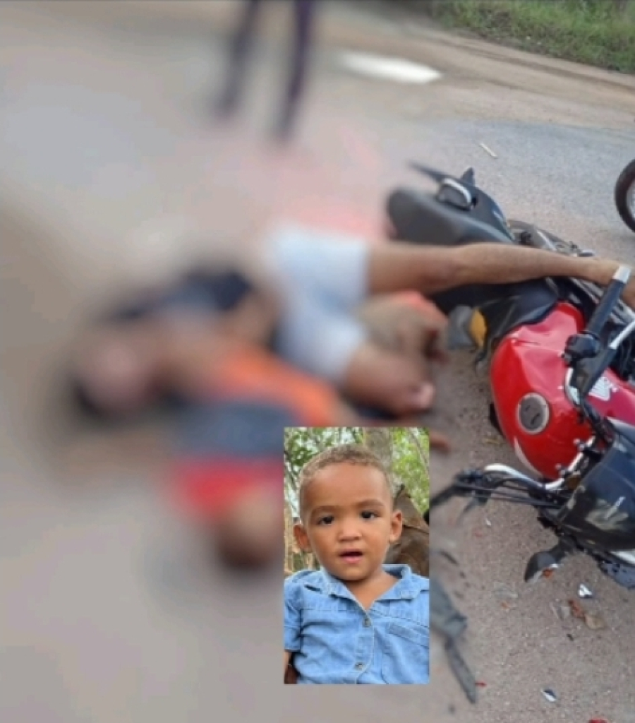 Menino de 3 anos de idade morre após colisão envolvendo motocicleta e ônibus escolar