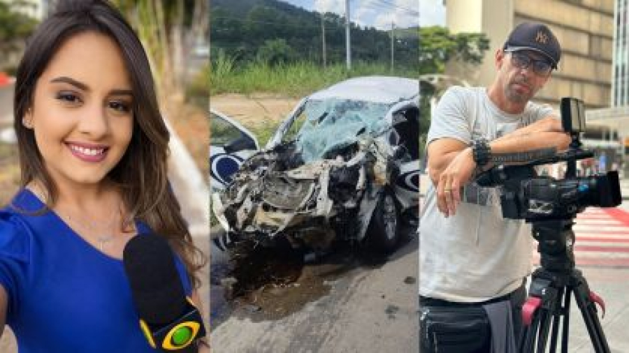 Repórter e cinegrafista da Band morrem em grave acidente na BR da morte em Minas Gerais 