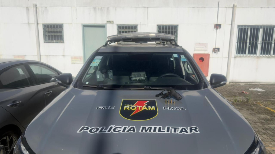 Tentativa de execução em pousada no bairro Pajuçara em Maceió termina com três presos e arma apreendida