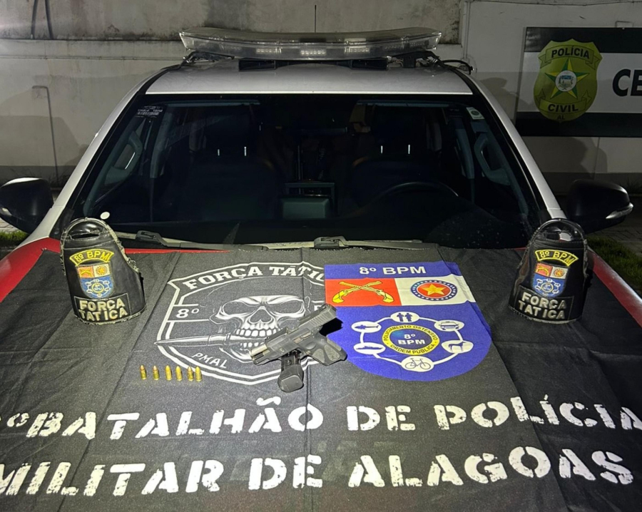 PM apreende 32 armas de fogo e quase 25 quilos de drogas na última semana em Alagoas