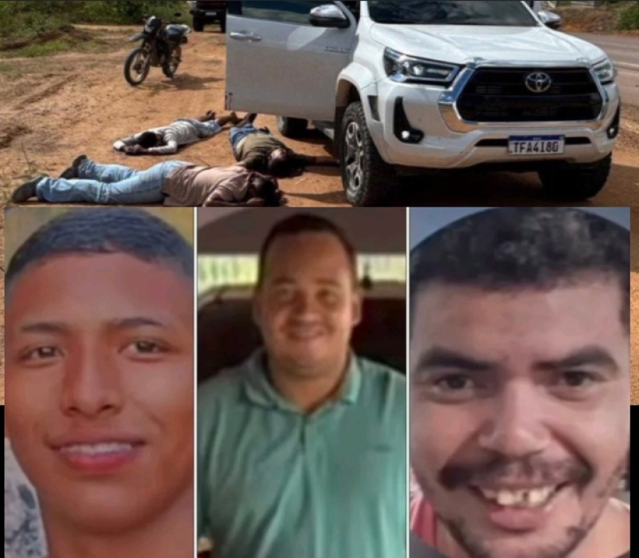 Triplo homicídio na BR-163: Homens são executados com disparos de arma de fogo na cabeça