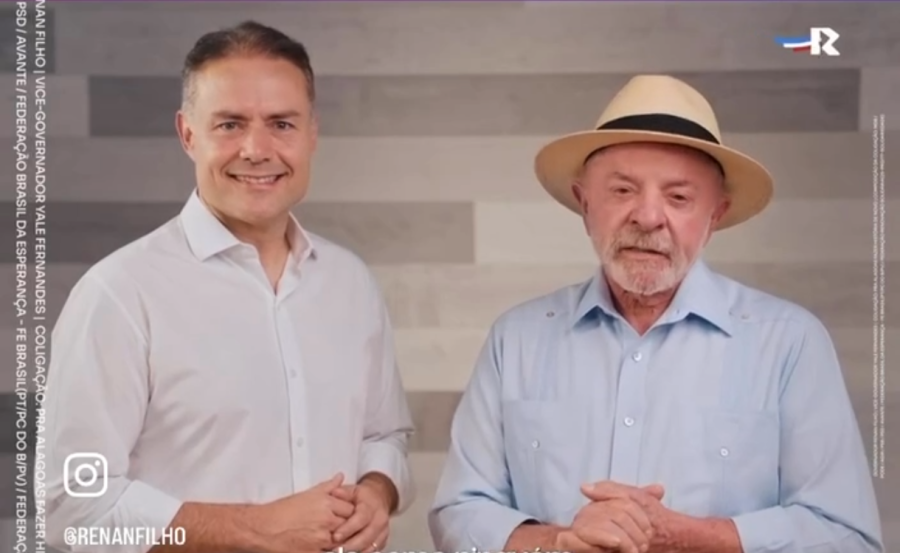 Lula declara apoio a Renan Filho na disputa pelo Governo de Alagoas