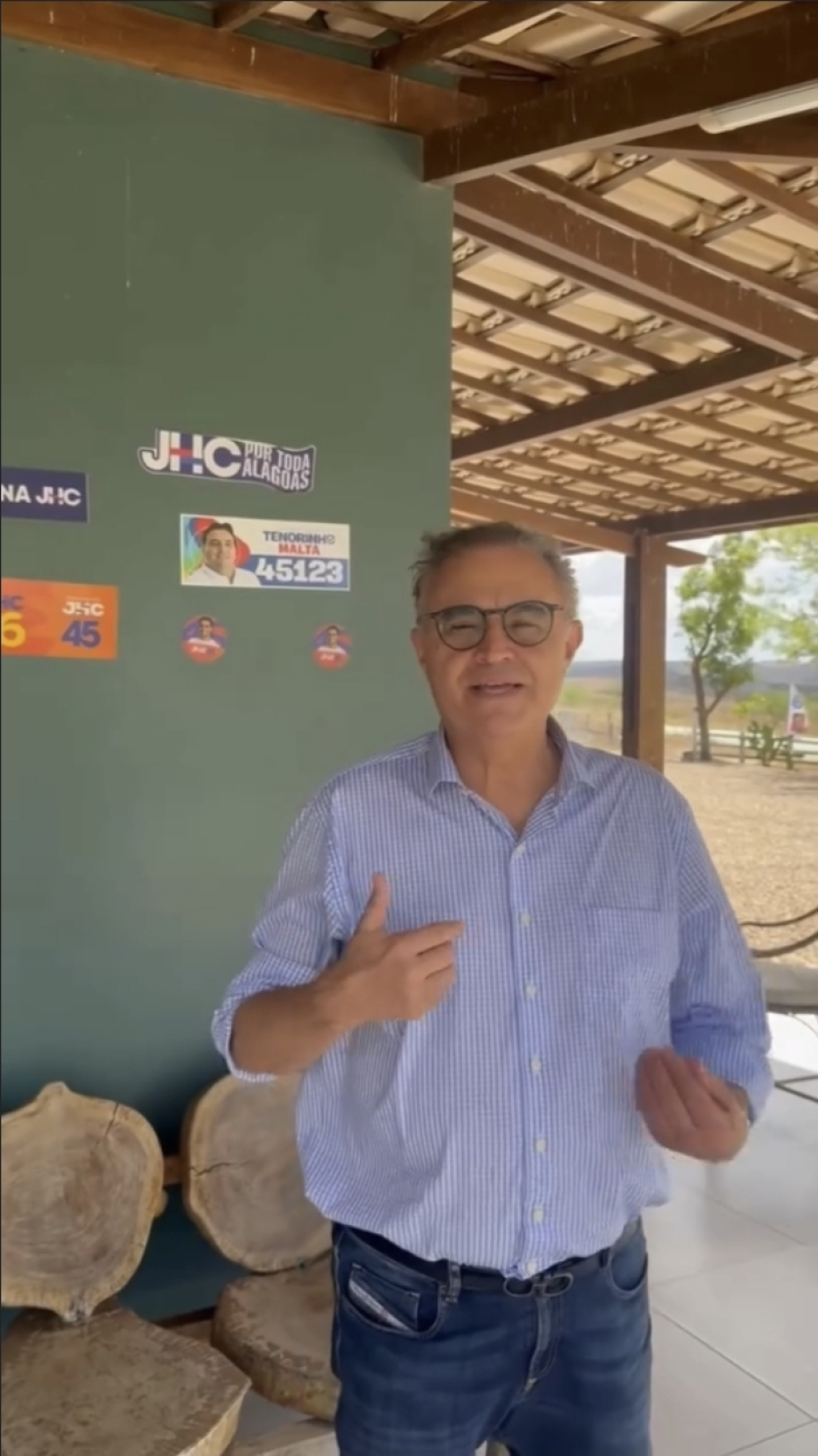 Ex-deputado Federal João Caldas pai de JHC resolve ajudar na campanha do filho mas ataca os próprios correligionários