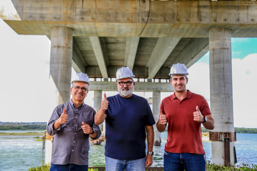 RODOVIAS: Obras da ponte entre Penedo (AL) e Neópolis (SE) avançam e ultrapassam 60% de execução