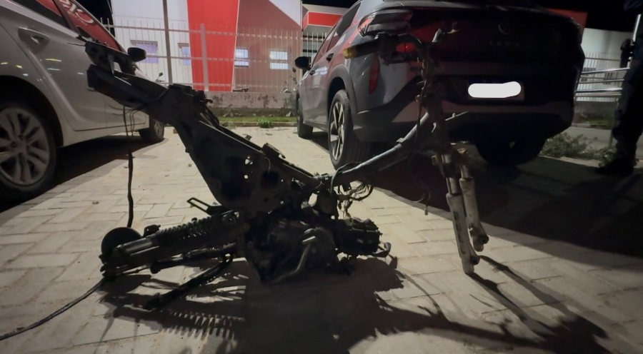 MOTOCICLETA FURTADA É LOCALIZADA PELA SMTT E GUARDA MUNICIPAL